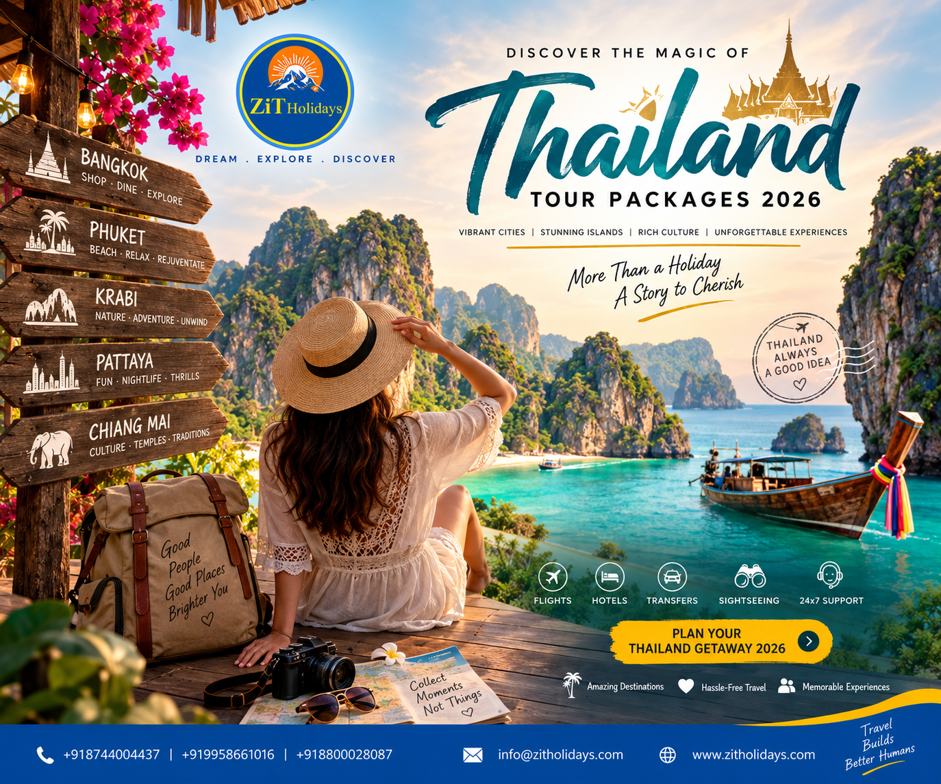 Thailand Tour Package: Discover the Best of Thailand with ZiT Holidays
